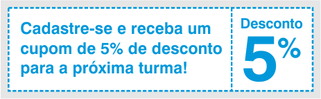 Cadastre-se e receba um cupom de 5% de desconto para os cursos do Prof. Marcos Relvas!