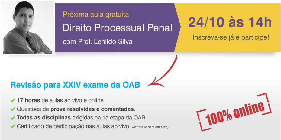 Preparatório GRATUITO para a 1ª etapa da OAB
