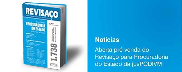 Aberta pré-venda do Revisaço para Procuradoria do Estado da jusPODIVM