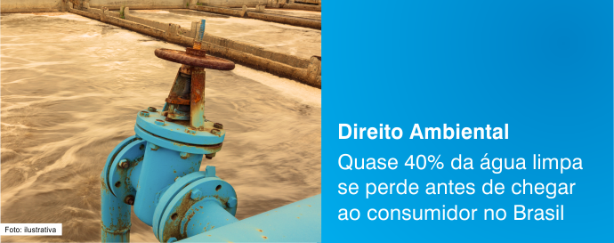 Quase 40% da água limpa se perde antes de chegar ao consumidor no Brasil